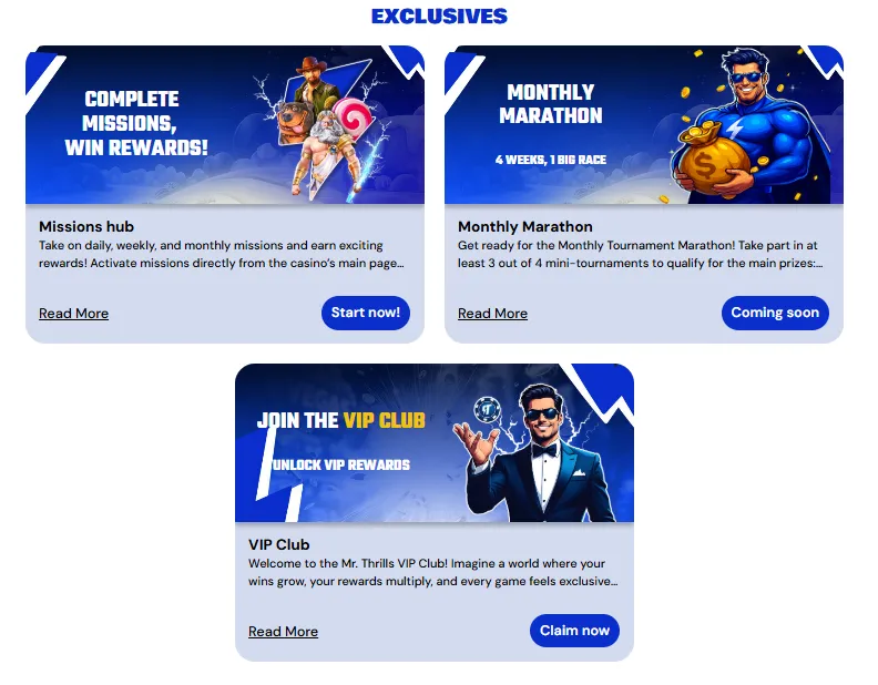 mrthrills casino exclusives