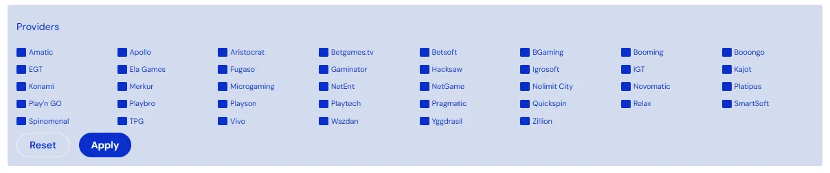 mrthrills casino providers